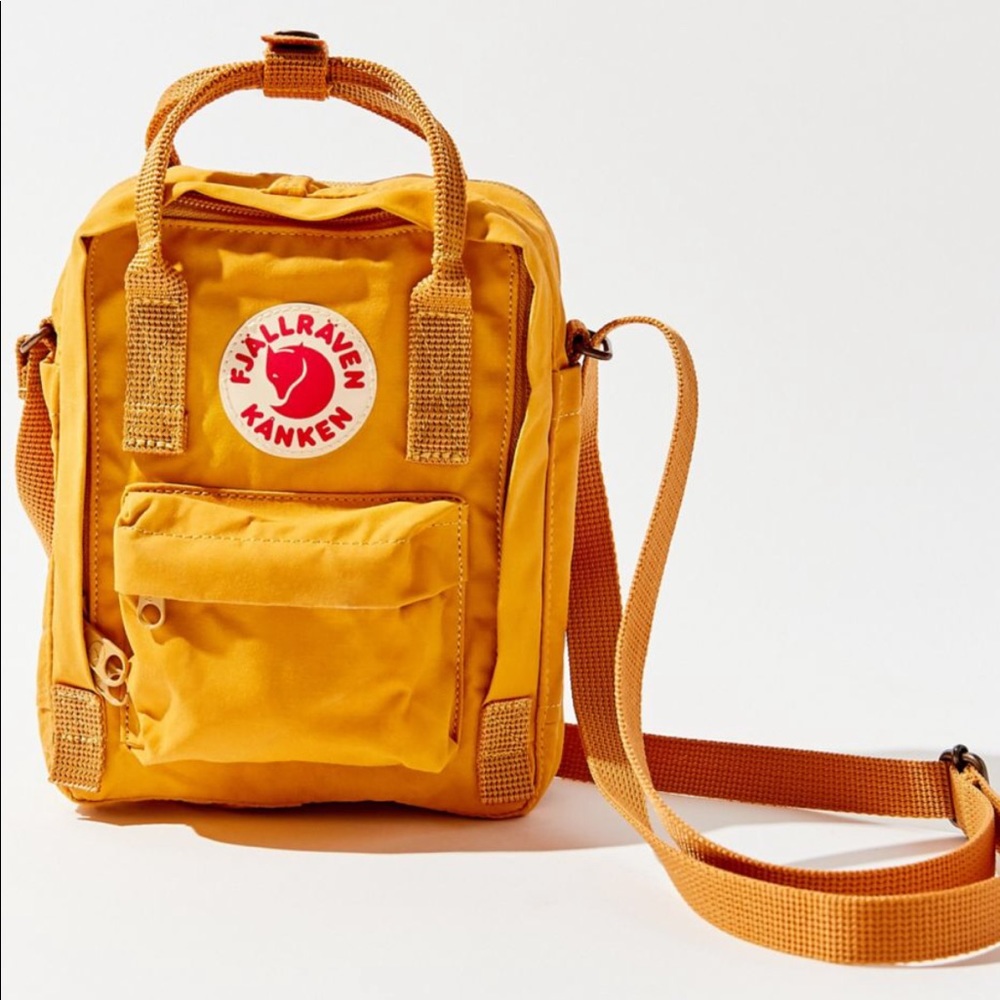 SOLD Fjallraven Kanken yellow shoulder bag NWT